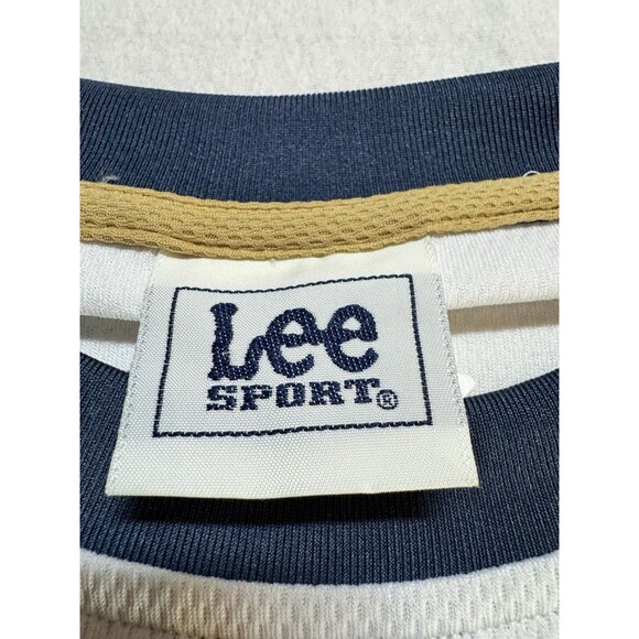 Y2K San Diego Padres Lee Sport Stitched Logo Jersey Shirt Size Large 2005 White - Picture 4 of 9